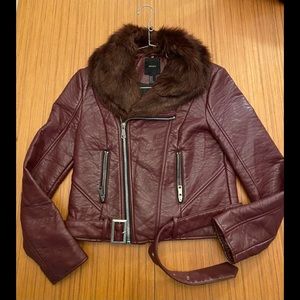 Deals for Red Leather Motorcycle Jacket 